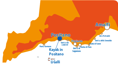 Amalfi Coast Map